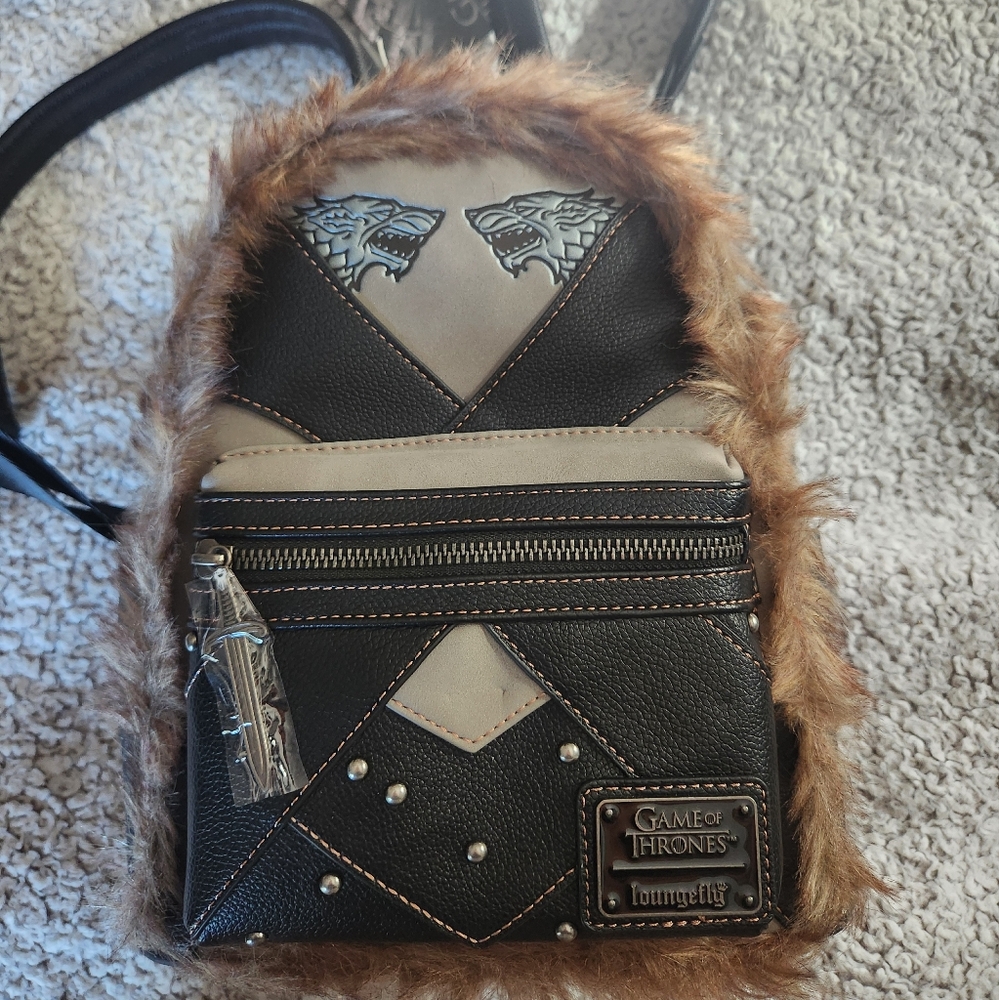 NWT Loungefly Game Of Thrones Jon Snow. Small Imperfection On Front See Photos